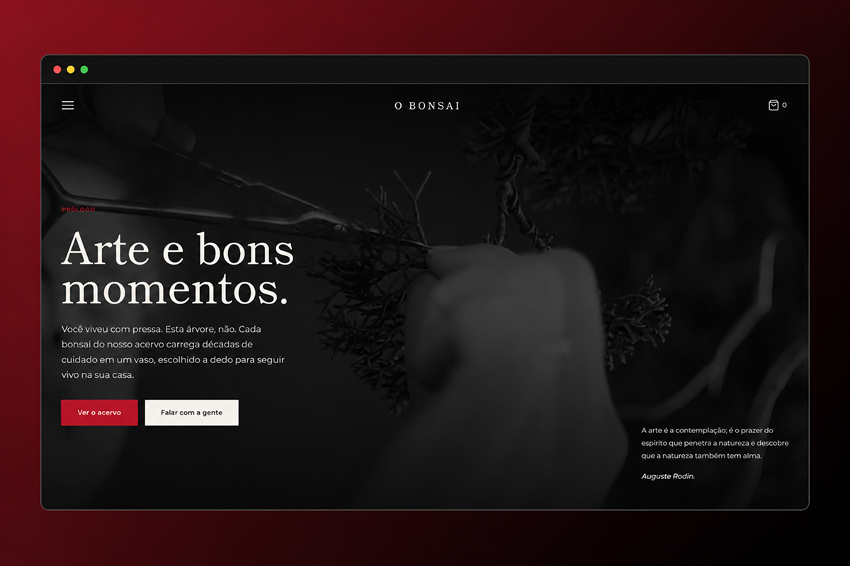 Projeto O Bonsai